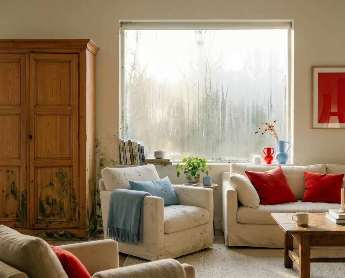 Mur avec humidité à Lyon